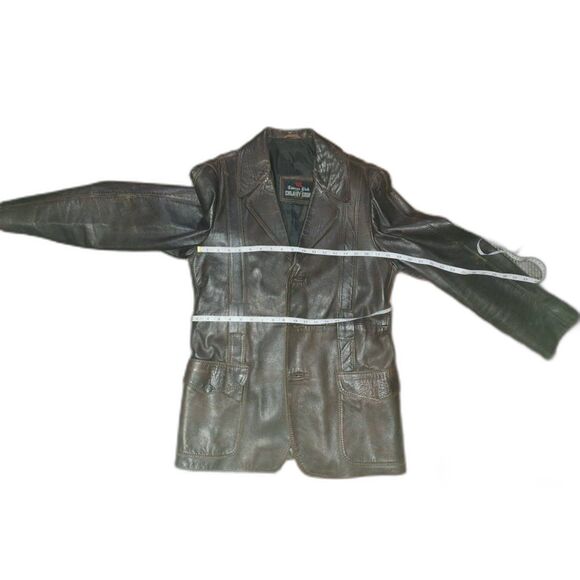 Roetan leather Jacket by Silvester Litton of England Mens Med/Women L-XL - Picture 16 of 16